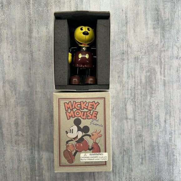 SCHYLLING RETRO TOY COLLECTION DISNEY MICKEY MOUSE #60060 TIN WIND UP TOY MINT - Picture 7 of 7
